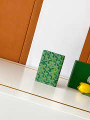 Uubags Goyard Grenelle Passport Cover In Green 14x10x1.5cm - 4