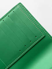 Uubags Goyard Grenelle Passport Cover In Green 14x10x1.5cm - 3