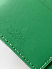 Uubags Goyard Grenelle Passport Cover In Green 14x10x1.5cm - 2
