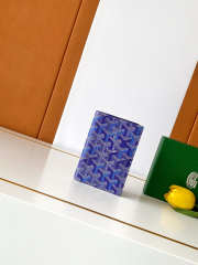 Uubags Goyard Grenelle Passport Cover In Purple 14x10x1.5cm - 4