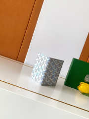 Uubags Goyard Grenelle Passport Cover In Multicoloured Polar Blue 14x10x1.5cm - 5