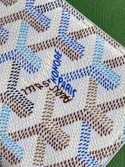 Uubags Goyard Grenelle Passport Cover In Multicoloured Polar Blue 14x10x1.5cm - 2