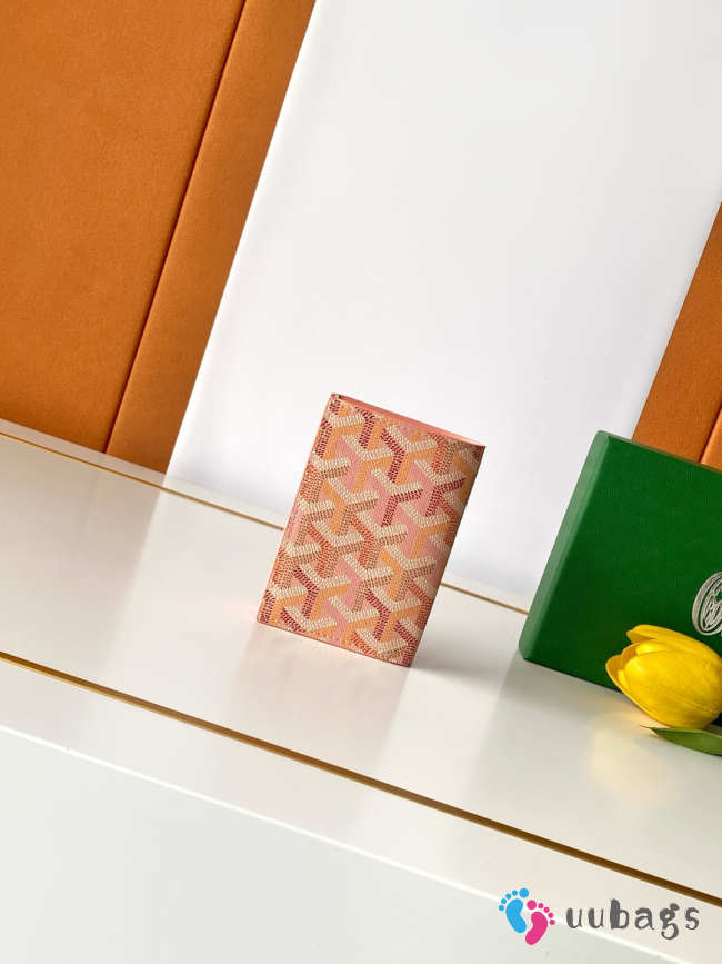 Uubags Goyard Grenelle Passport Cover In Pink 14x10x1.5cm - 1