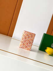 Uubags Goyard Grenelle Passport Cover In Pink 14x10x1.5cm - 5