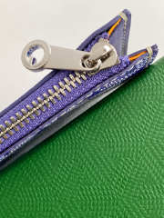 Uubags Goyard bourbon zipped card holder in purple 12.5x1x8.4cm - 5