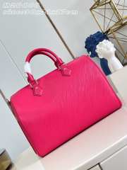 Uubags Louis Vuitton M29466 Speedy Soft 30 Bag In Rose Miami Pink 30x21x17cm - 3