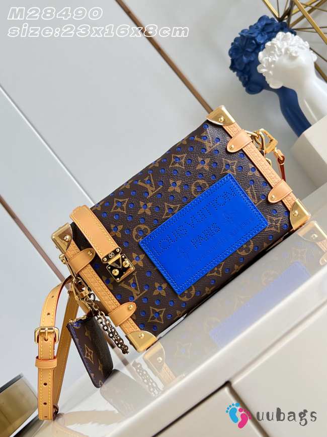 Uubags Louis Vuitton M28490 Side Trunk MM Bag In Neon Wave 23.5x16x8.5cm - 1
