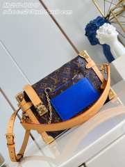 Uubags Louis Vuitton M28490 Side Trunk MM Bag In Neon Wave 23.5x16x8.5cm - 5