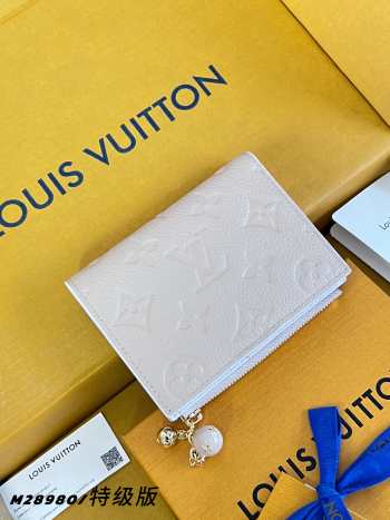 Uubags Louis Vuitton M28980 Lisa Wallet Hazelnut Brown 9x11.5x1.5cm