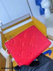 Uubags Louis Vuitton M28981 Lisa Wallet In Blood Orange 9x11.5x1.5cm - 4