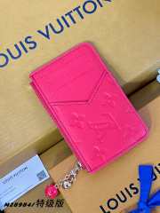 Uubags Louis Vuitton M28984 Romy Card Holder In Blood Orange 12x8x0.8cm - 1