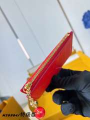 Uubags Louis Vuitton M28984 Romy Card Holder In Blood Orange 12x8x0.8cm - 5