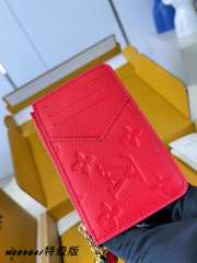 Uubags Louis Vuitton M28984 Romy Card Holder In Blood Orange 12x8x0.8cm - 6