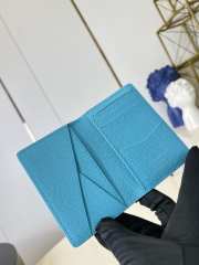 Uubags Louis Vuitton M27651 Pocket Organizer In Tropical Blue 7.5x11.1x1cm - 2