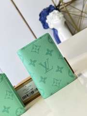 Uubags Louis Vuitton M27652 Pocket Organizer In Minty Green 7.5x11.1x1cm - 1