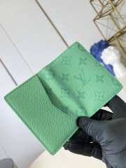 Uubags Louis Vuitton M27652 Pocket Organizer In Minty Green 7.5x11.1x1cm - 5