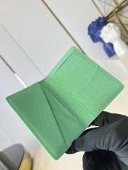 Uubags Louis Vuitton M27652 Pocket Organizer In Minty Green 7.5x11.1x1cm - 2