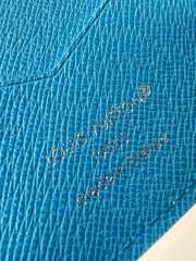 Uubags Louis Vuitton M27653 Passport Cover In Tropical Blue 10x14x2.5cm - 4