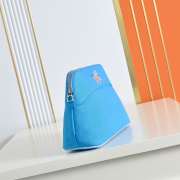 Uubags Hermes Medium Bolide Animaux Mats Case In Light Blue 26x18x10cm - 5