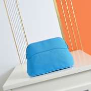 Uubags Hermes Medium Bolide Animaux Mats Case In Light Blue 26x18x10cm - 3
