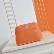 Uubags Hermes Medium Bolide Animaux Mats Case In Fire Orange 26x18x10cm - 1