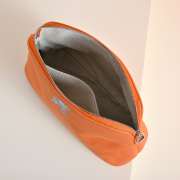 Uubags Hermes Medium Bolide Animaux Mats Case In Fire Orange 26x18x10cm - 5