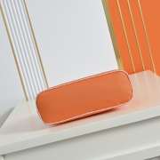 Uubags Hermes Medium Bolide Animaux Mats Case In Fire Orange 26x18x10cm - 4