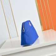 Uubags Hermes Medium Bolide Animaux Mats Case In Cobalt Blue 26x18x10cm - 2