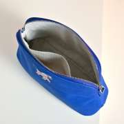 Uubags Hermes Medium Bolide Animaux Mats Case In Cobalt Blue 26x18x10cm - 4