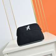 Uubags Hermes Medium Bolide Animaux Mats Case In Black 26x18x10cm - 1
