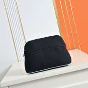 Uubags Hermes Medium Bolide Animaux Mats Case In Black 26x18x10cm - 6