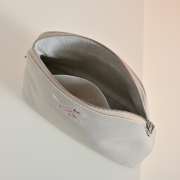 Uubags Hermes Medium Bolide Animaux Mats Case In Light Grey 26x18x10cm - 6