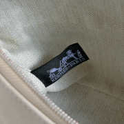 Uubags Hermes Medium Bolide Animaux Mats Case In Light Grey 26x18x10cm - 4
