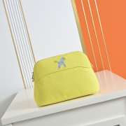 Uubags Hermes Medium Bolide Animaux Mats Case In Yellow 26x18x10cm - 1