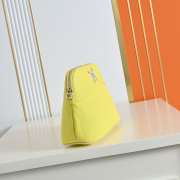 Uubags Hermes Medium Bolide Animaux Mats Case In Yellow 26x18x10cm - 5