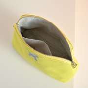 Uubags Hermes Medium Bolide Animaux Mats Case In Yellow 26x18x10cm - 4