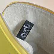 Uubags Hermes Medium Bolide Animaux Mats Case In Yellow 26x18x10cm - 3