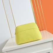Uubags Hermes Medium Bolide Animaux Mats Case In Yellow 26x18x10cm - 2