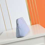 Uubags Hermes Medium Bolide Animaux Mats Case In Baby Blue 26x18x10cm - 5
