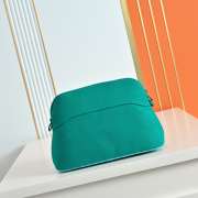 Uubags Hermes Medium Bolide Animaux Mats Case In Green 26x18x10cm - 3