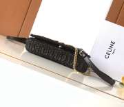 Uubags Celine Multipochette In Black Raffia 23x11x4cm - 2