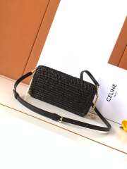 Uubags Celine Multipochette In Black Raffia 23x11x4cm - 4