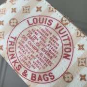 Uubags Louis Vuitton M29023 Key Pouch Wallet In Nude Pink With LV Stamp Pattern 12x7x1.5cm - 5