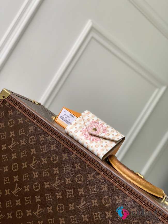 New Arrivals 2026 Louis Vuitton M29461 Victorine Wallet In LV Stamp Nude Rose 12x9.5x2.5cm - 1