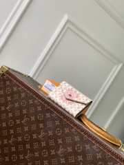 New Arrivals 2026 Louis Vuitton M29461 Victorine Wallet In LV Stamp Nude Rose 12x9.5x2.5cm - 1