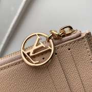 New Arrivals 2026 Louis Vuitton M29461 Victorine Wallet In LV Stamp Nude Rose 12x9.5x2.5cm - 6