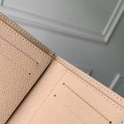 New Arrivals 2026 Louis Vuitton M29455 Lisa Wallet In Banana Yellow With LV Stamp Pattern 9x11.5x1.5cm - 2
