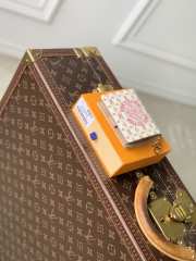 New Arrivals 2026 Louis Vuitton M29058 LV Charms Pocket Wallet In Stamp Nude Pink 9x10x2.5cm - 3