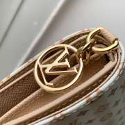 New Arrivals 2026 Louis Vuitton M29058 LV Charms Pocket Wallet In Stamp Nude Pink 9x10x2.5cm - 4