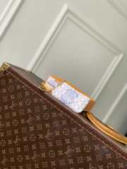 Uubags Louis Vuitton M29023 Key Pouch In LV Stamp Nude Pink 12x7x1.5cm - 1